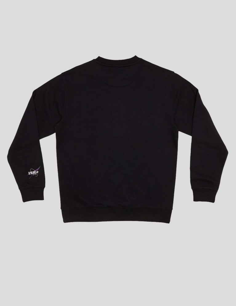 Sudadeira DC ish crew sweatshirt black